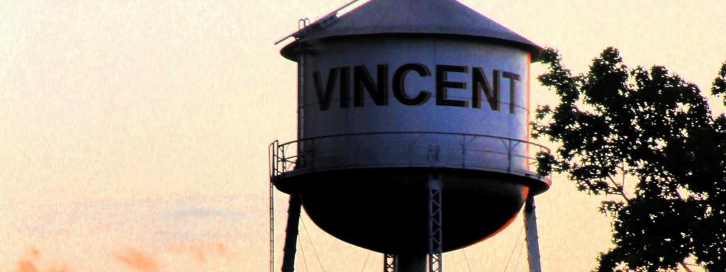 Sunset water tower